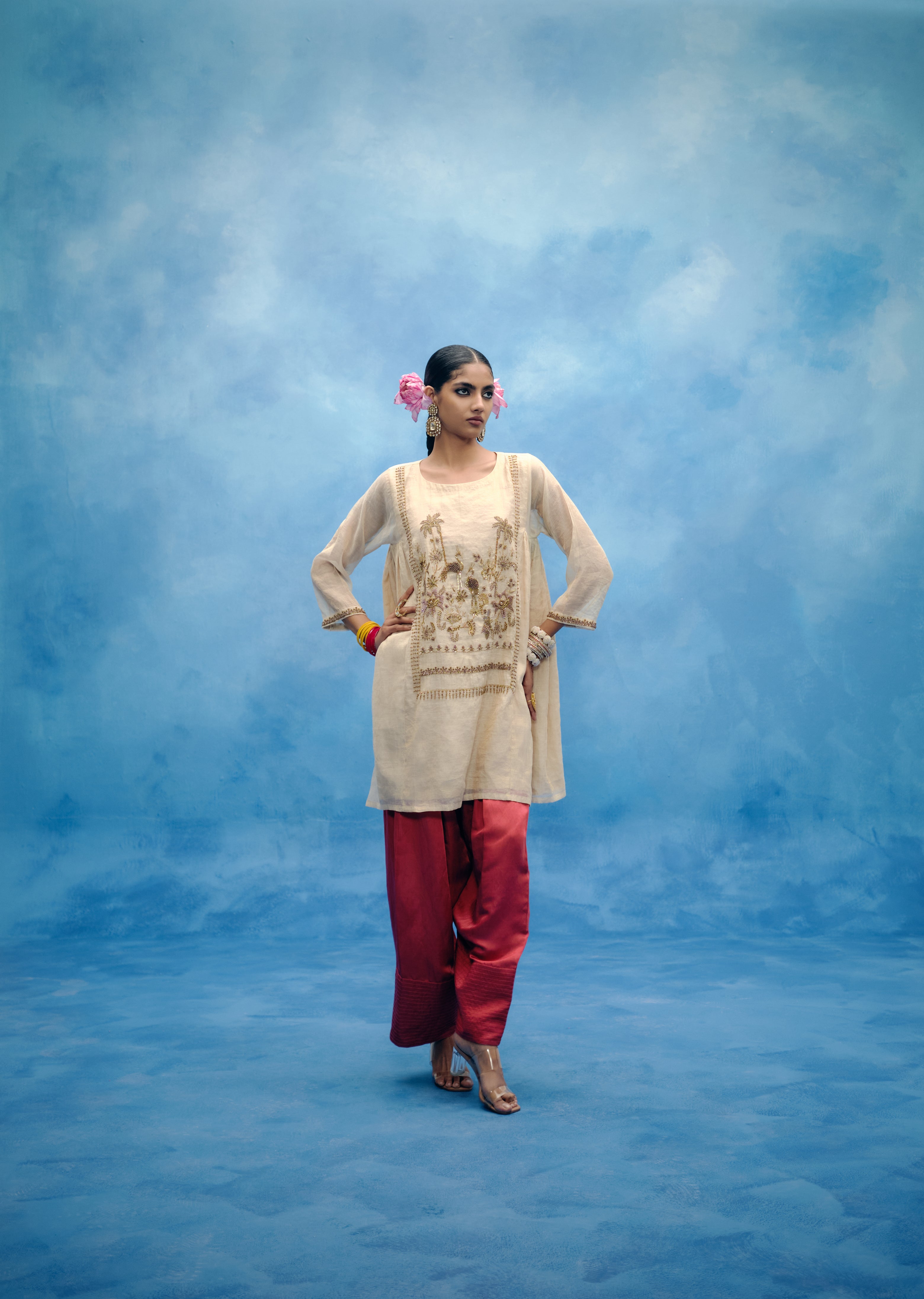 Nihaar Sharara Set