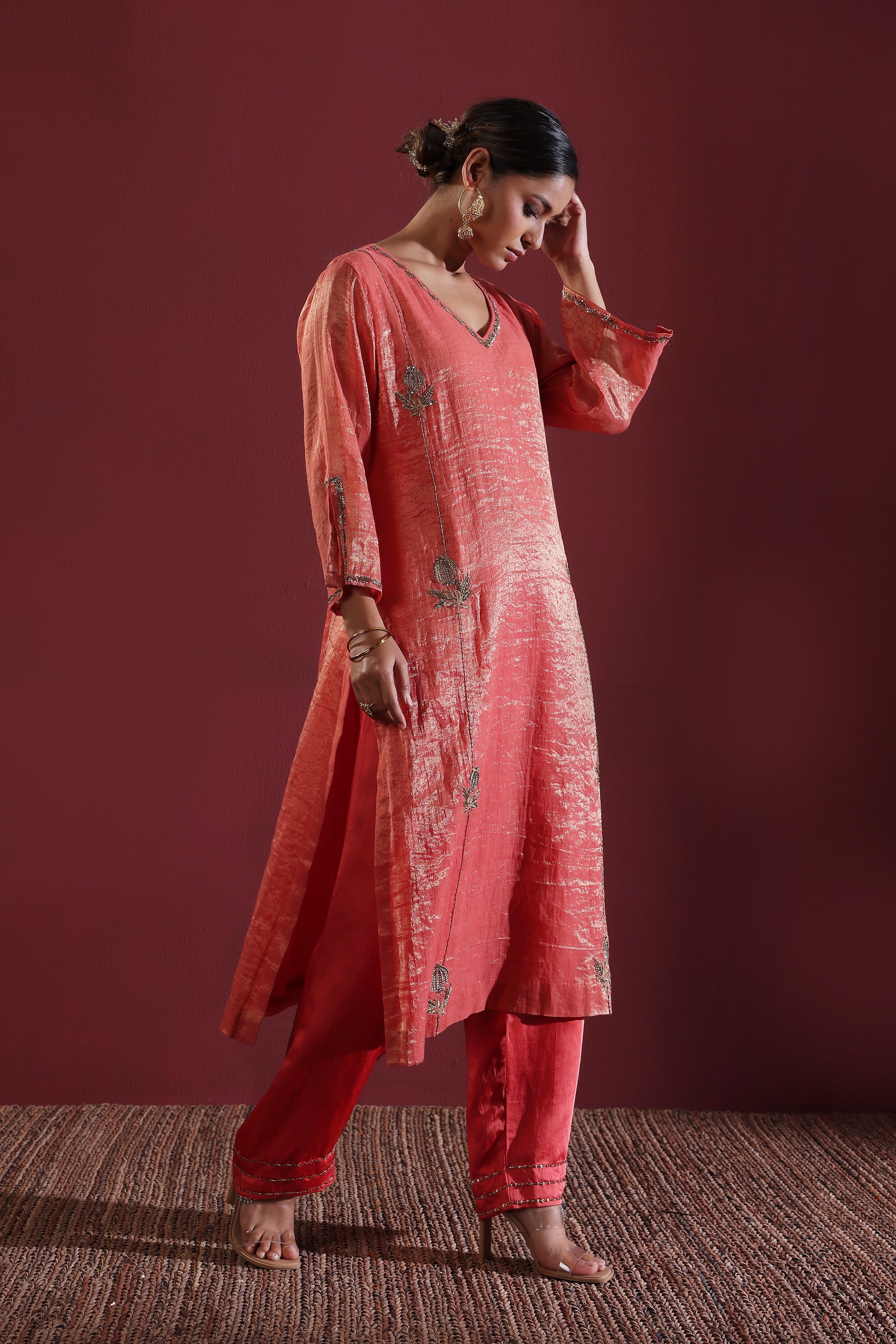 Anaar kurta set