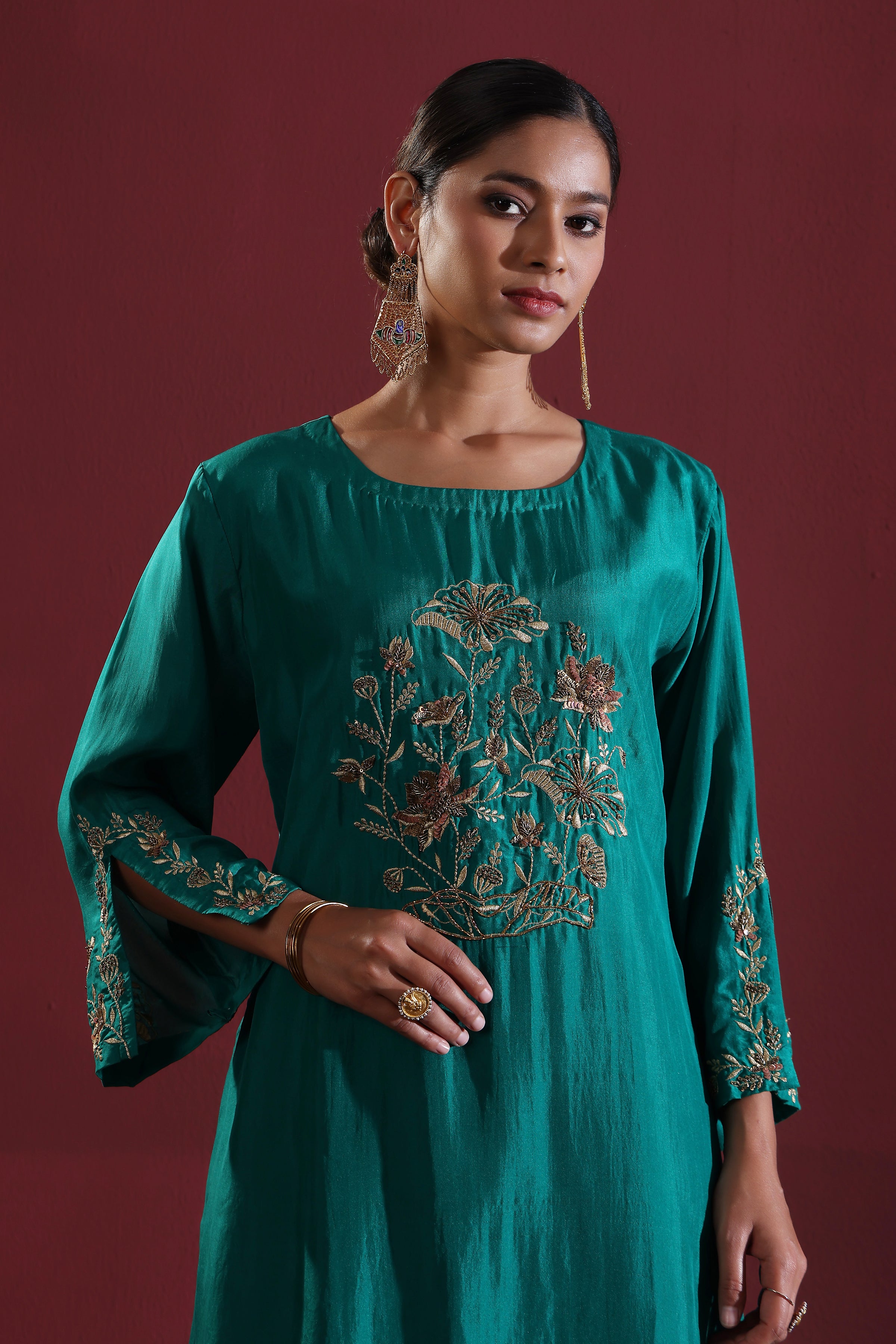 Gulmohar kurta set